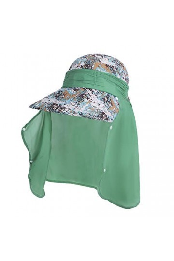 RUIXIA Chapeau de Soleil Femme avec Protège Nuque Amovible Casquette Grande Visière Femme Casquette Protection 360°Contre Le 