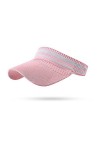 Bakicey Visière pare-soleil pour femme avec grand bord - Mode - Visière pour femme - Protection solaire - Absorbe la transpir