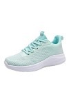 Baskets Mode Femme Sneakers Respirant Mesh Confortable A Lacets Plates Canvas Confortables Pas Cher Mode LéOpard Respirant Me