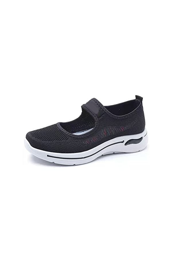 Runxingfu Femmes Baskets Mode - Dames Baskets Athlétiques Chaussures De Course Slip on Sport Marche Baskets Légères Chaussure