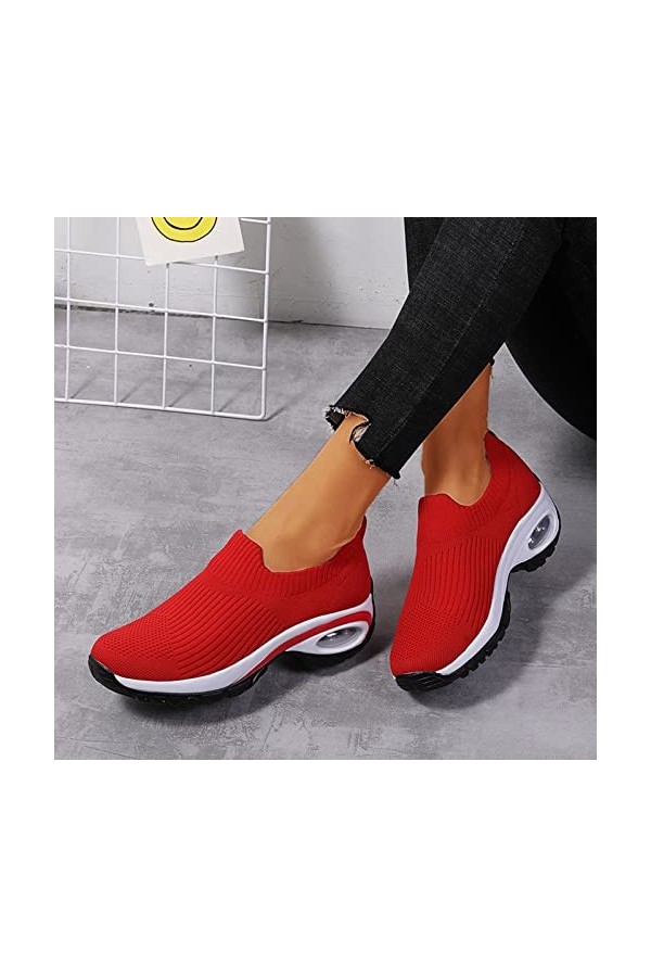 2023 Baskets Mode Femmes Baskets Confort Femmes Chaussures décontractées Femmes Gris Couleur Chaussures de Marche Dame Sneake