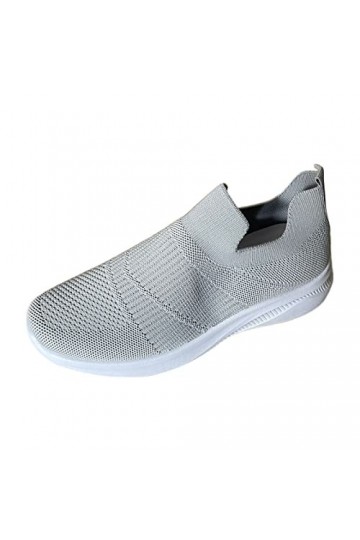 Baskets pour Femmes Marche Légers Sneakers Femmes Baskets à la Mode été Nouveau Maille Respirant et Confortable Plateforme Ch