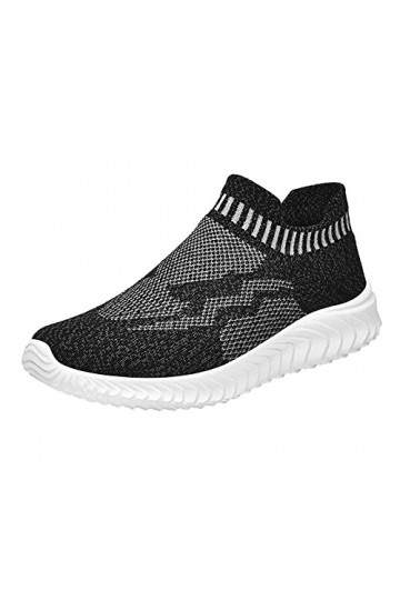 FNKDOR Chaussures de Course Femme Baskets Mode Chaussures Sport Course Sneakers Fitness Gym athlétique Multisports Outdoor Ca