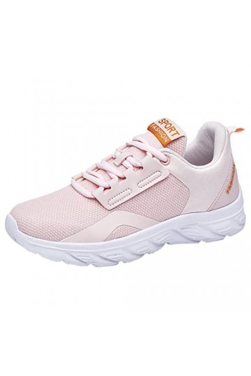 Marche Sport Femmes Baskets Mode Chaussures de Sport Maille Respirant Fond Souple Confortable Grandes Chaussures de Walking T