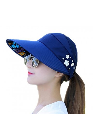 Leisial Femme Casquettes Visières Anti-Soleil Respirant Pliable Casquette de Baseball Été Anti UV Loisirs Tourisme Chapeau de