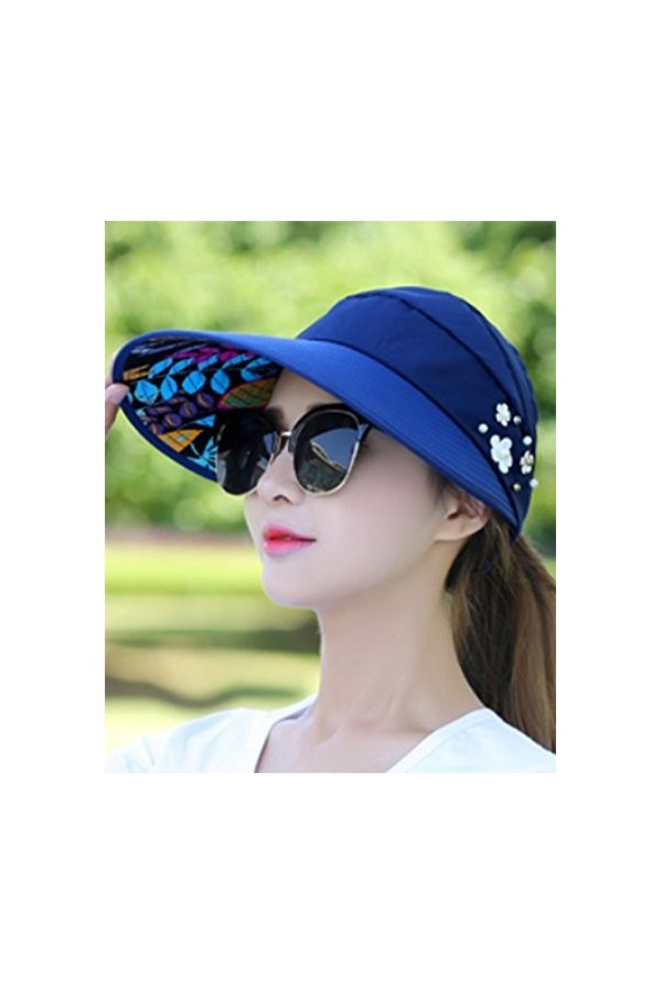 Leisial Femme Casquettes Visières Anti-Soleil Respirant Pliable Casquette de Baseball Été Anti UV Loisirs Tourisme Chapeau de