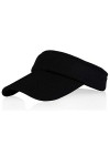 2 Pack Visières de Soleil Blanches pour Les Femmes et Les Filles, Long Bord Plus épais Sweatband réglable Hat pour Golf Cycli