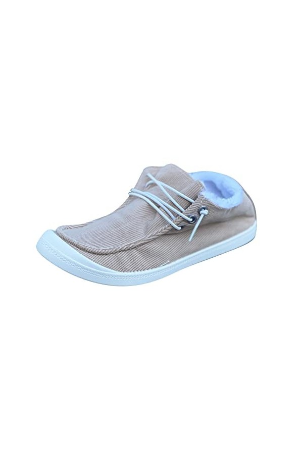 Baskets Mode Femmes Baskets Confort Femmes Chaussures décontractées Femmes Gris Couleur Chaussures de Marche Dame Chaussures 