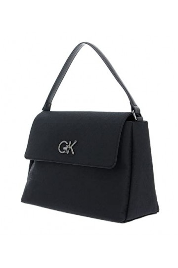 Calvin Klein Re-Lock Tote Jacquard CK Black