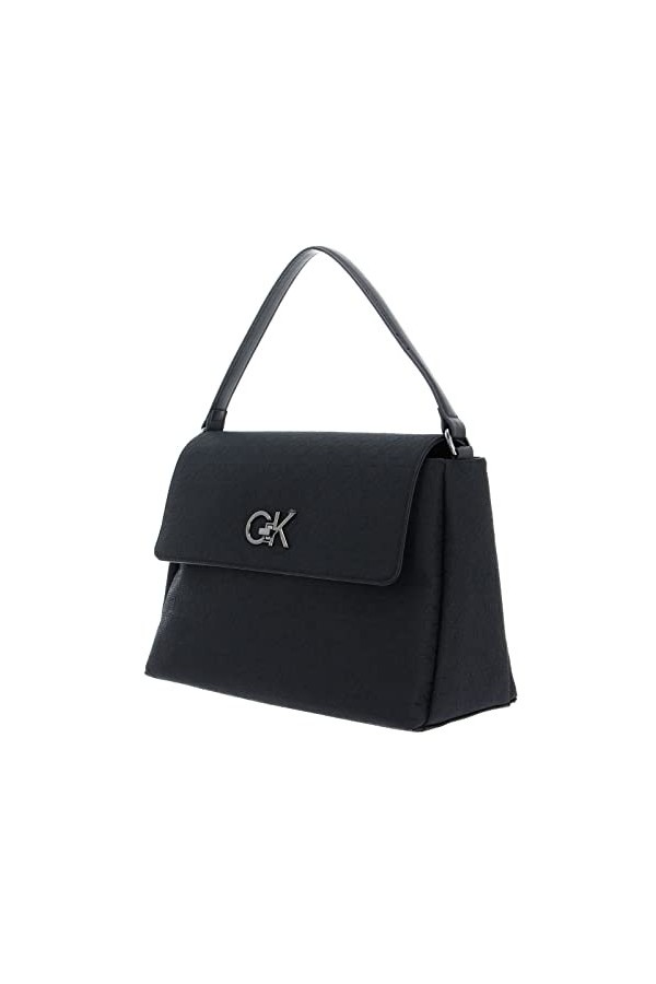 Calvin Klein Re-Lock Tote Jacquard CK Black