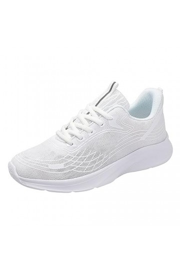 Baskets Mode Femme Sneakers Respirantes Confortable Léger Slip-on Baskets Mode Basses Confortables Pas Cher Mode LéOpard Resp