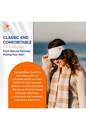 EQ SPORT Visière pare-soleil pour sports - Taille unique - Pour homme et femme - Pour golf, tennis, course à pied, jogging, r