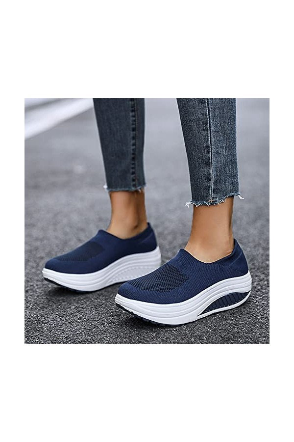 Pantoufle Fantaisie Mode et Baskets pour Femmes Chaussures à Plateforme légères et Confortables Baskets pour Femmes Chausson 