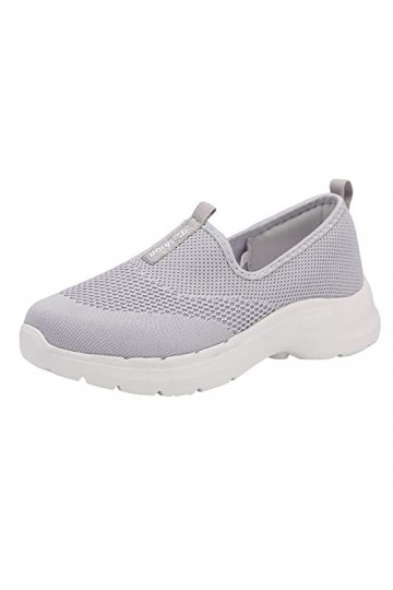 chhoioia Baskets Plateforme pour Femme Mode Mode Printemps été Automne Femmes Baskets Semelle épaisse Maille légère Respirant