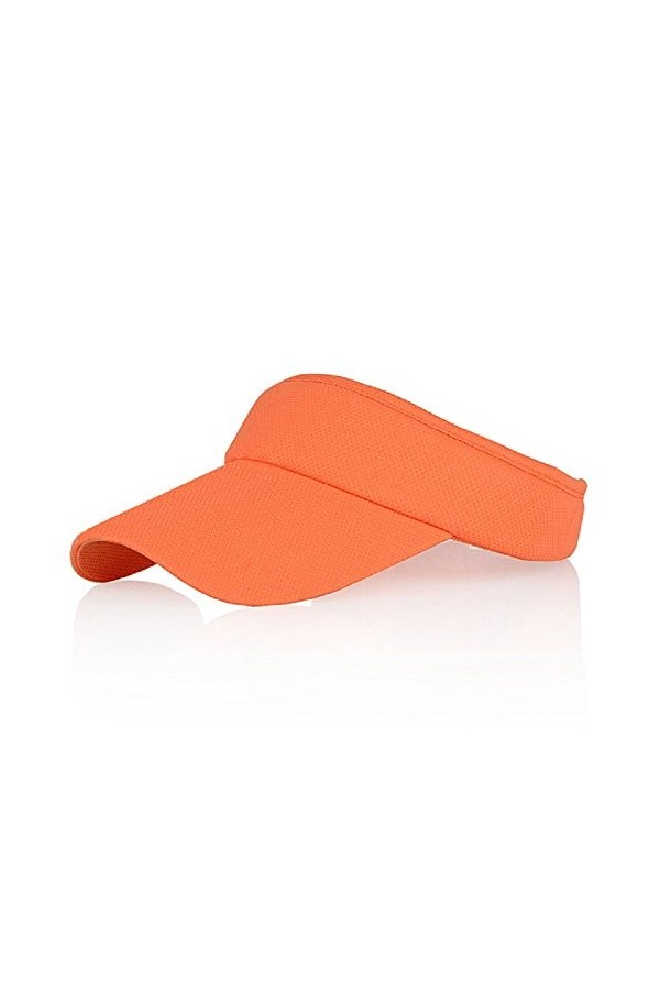 Visières de Soleil Blanches pour Les Femmes et Les Filles, Long Bord Plus épais Sweatband réglable Hat pour Golf Cyclisme Pêc