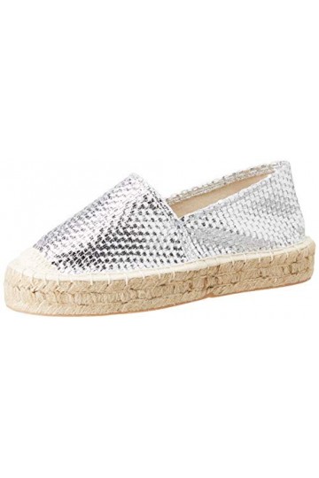 FOR TIME Femme Z603 Basket, Argent, 37 EU