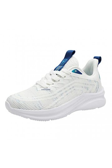 Baskets Mode Femme Sneakers Tennis Chaussures De Toile A Lacets Plates Canvas Confortables Respirant Mesh Confortable Ete Bas
