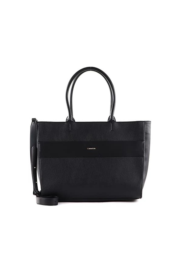 Calvin Klein Daily Dressed Shopper, Fourre-Tout Femme, Noir, Taille Unique