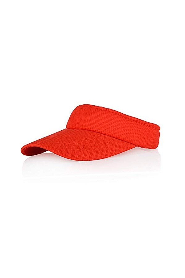 Visières de Soleil Blanches pour Les Femmes et Les Filles, Long Bord Plus épais Sweatband réglable Hat pour Golf Cyclisme Pêc