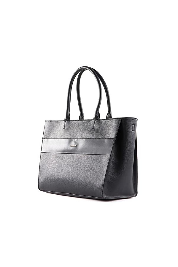 Calvin Klein Daily Dressed Shopper, Fourre-Tout Femme, Noir, Taille Unique