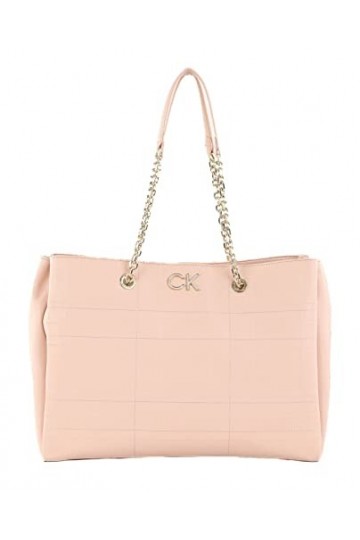 Calvin Klein Re-Lock Tote Quilt Spring Rose