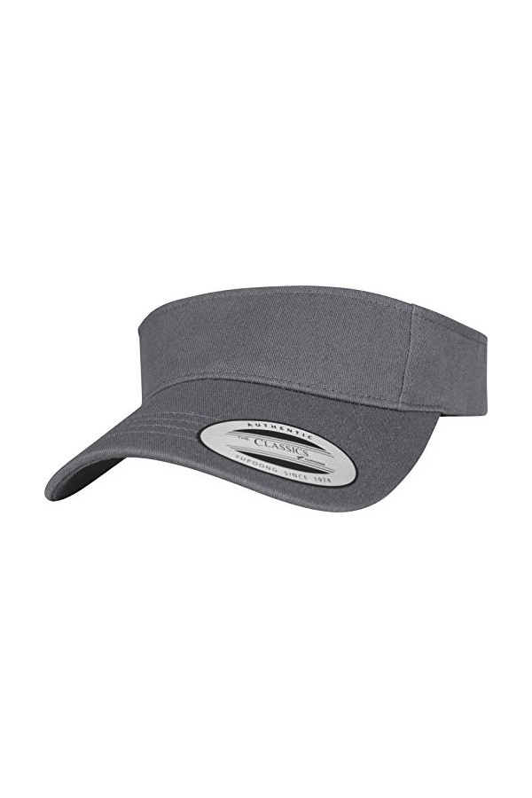 Flexfit Mixte Curved Visor Cap Darkgrey One Size Casquette, darkgrey, Taille unique EU