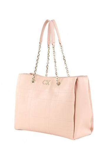 Calvin Klein Re-Lock Tote Quilt Spring Rose