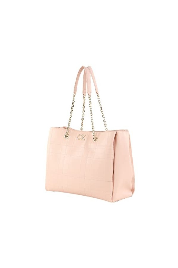 Calvin Klein Re-Lock Tote Quilt Spring Rose