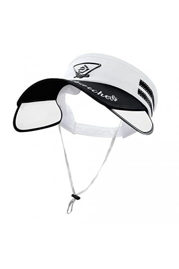 Chapeau de soleil unisexe pour l’été Chapeau dété Casquette de visière Séchage rapide Pare-soleil Outdoor Visière de soleil 