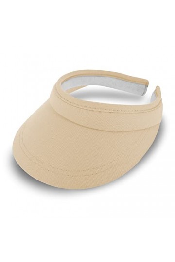 fiebig Soleil Visor | Casquette avec Bande intérieure en éponge Beige 