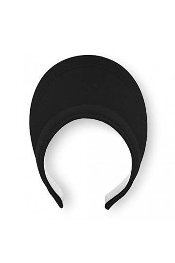 fiebig Soleil Visor | Casquette avec Bande intérieure en éponge Noir 
