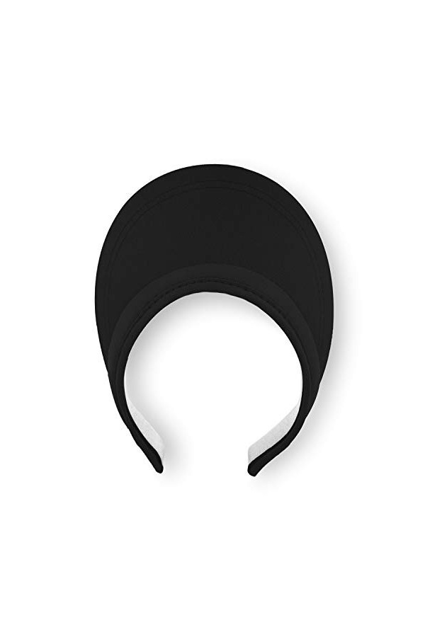 fiebig Soleil Visor | Casquette avec Bande intérieure en éponge Noir 