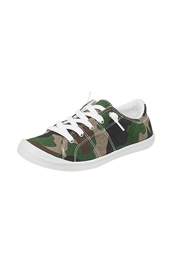 550 Baskets Mode Chaussures de Sport Femme Mocassins Chaussures Lacetstschaussures pour Femmes Automne Toile Plat Baskets vul