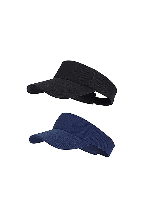 MK MATT KEELY Casquette Visière Femme Homme Anti-UV Visiere Soleil Unisexe Réglable Sport Cap pour Golf Tennis Running Baseba