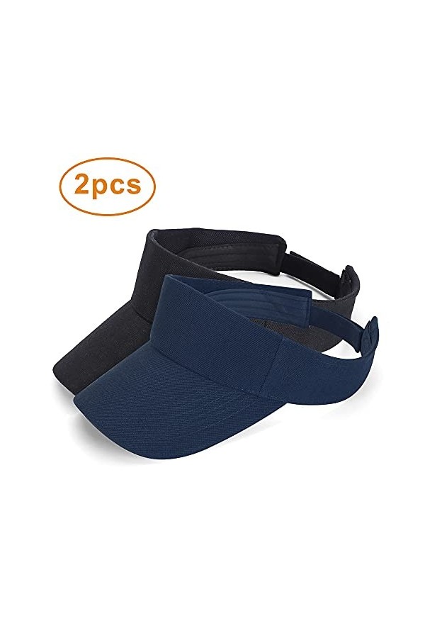 MK MATT KEELY Casquette Visière Femme Homme Anti-UV Visiere Soleil Unisexe Réglable Sport Cap pour Golf Tennis Running Baseba