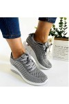 Baskets Mode Femme Baskets dextérieur Respirant Maille Chaussures de Fitness Chaussures de Sport Femmes Course Loisirs Chaus