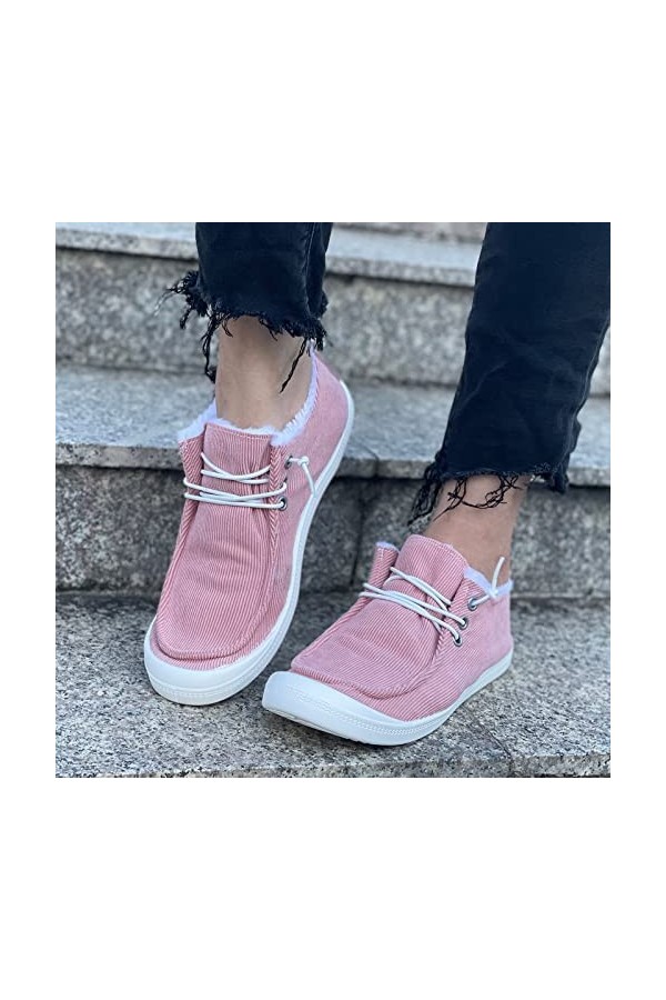 Baskets Mode Femmes Baskets Confort Femmes Chaussures décontractées Femmes Gris Couleur Chaussures de Marche Dame Chaussures 