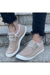Baskets Mode Femmes Baskets Confort Femmes Chaussures décontractées Femmes Gris Couleur Chaussures de Marche Dame Chaussures 