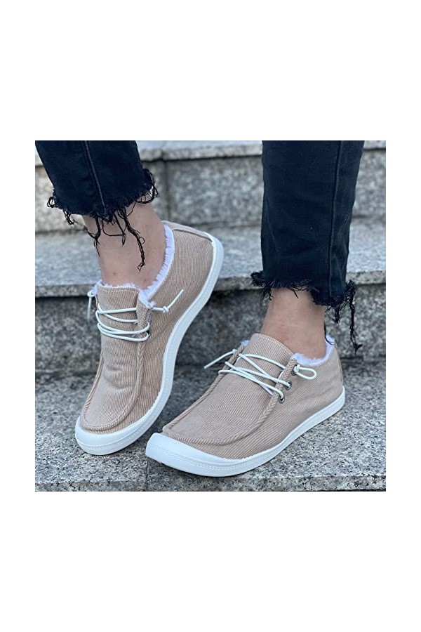 Baskets Mode Femmes Baskets Confort Femmes Chaussures décontractées Femmes Gris Couleur Chaussures de Marche Dame Chaussures 