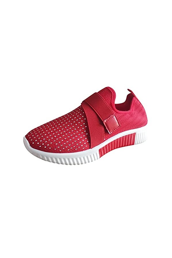 OverDose Boutique Baskets Loisirs Plein air Chaussures Occasionnelles Coins de Mode Respirants Baskets pour Femmes Respirants