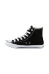 Elara Sneaker Unisexe Chaussures de Sport Confortables Textile Black-41