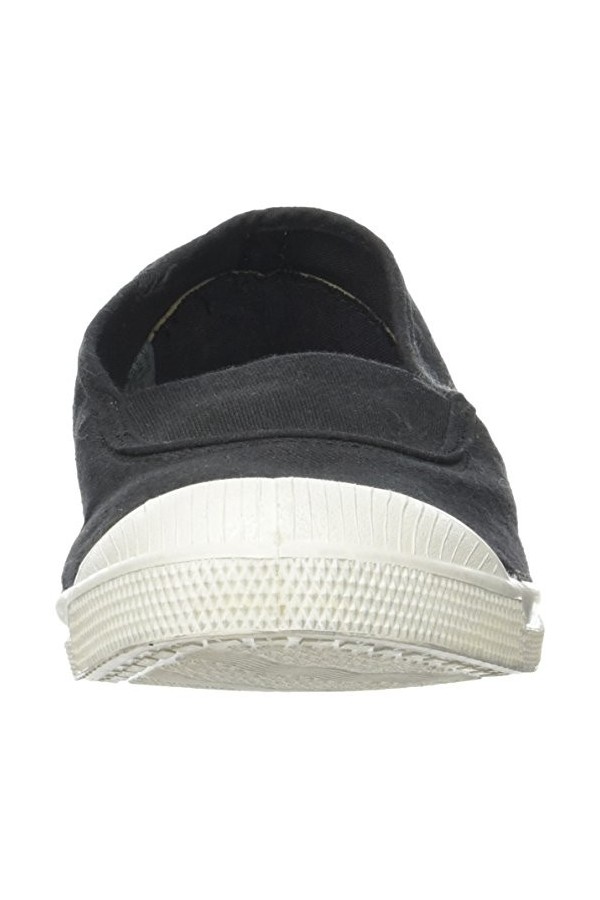 Bensimon - F15002 - TENNIS ELASTIQUE FEMME - Baskets Basses - Femme - Noir Carbone - 37 EU