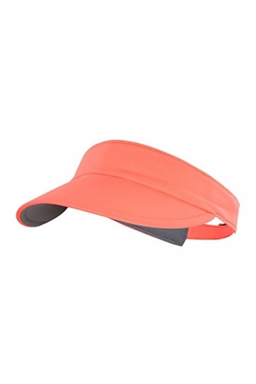 Magracy Visière solaire UPF50+ pour femme - Protection UV à large bord, Orange, taille unique