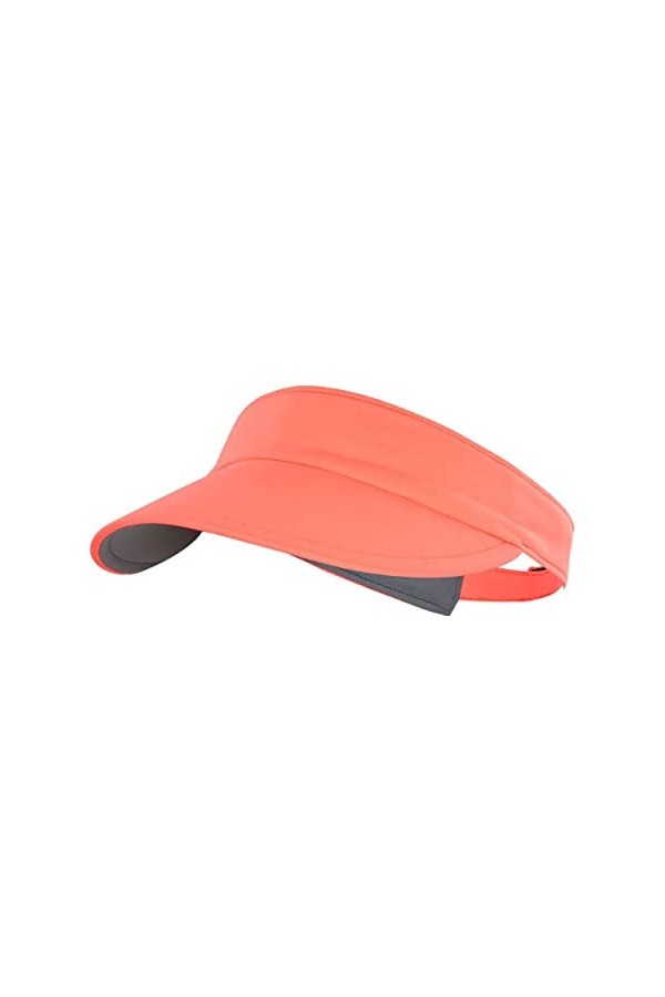 Magracy Visière solaire UPF50+ pour femme - Protection UV à large bord, Orange, taille unique