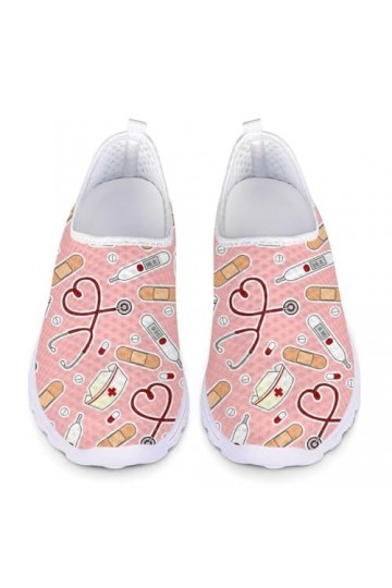 chaqlin Chaussures dinfirmière Femmes Chaussures de Course pour Hommes Chaussures de Marche Respirantes sans Lacet Sport Gym