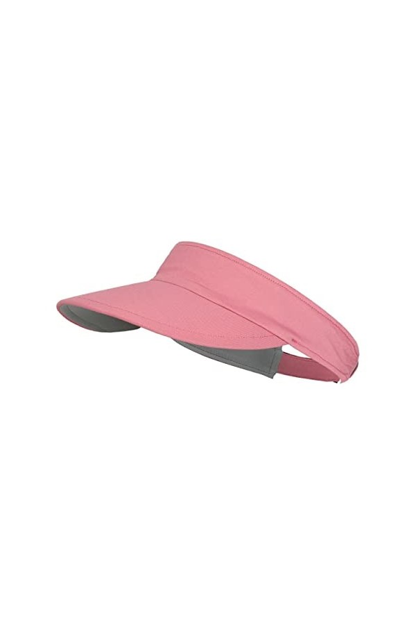 Magracy Visière solaire UPF50+ pour femme - Protection UV à large bord, Orange, taille unique