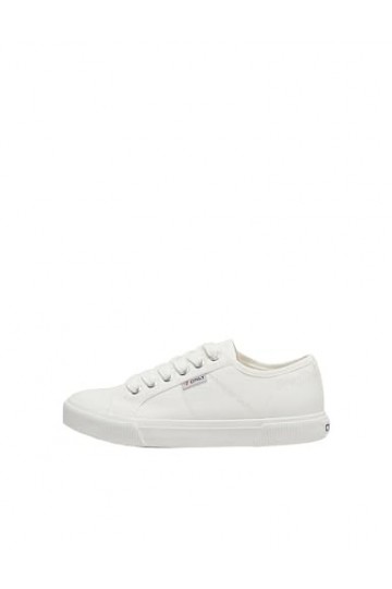 ONLY Femme Onlnicola Noos Baskets en Toile, Blanc, 38 EU