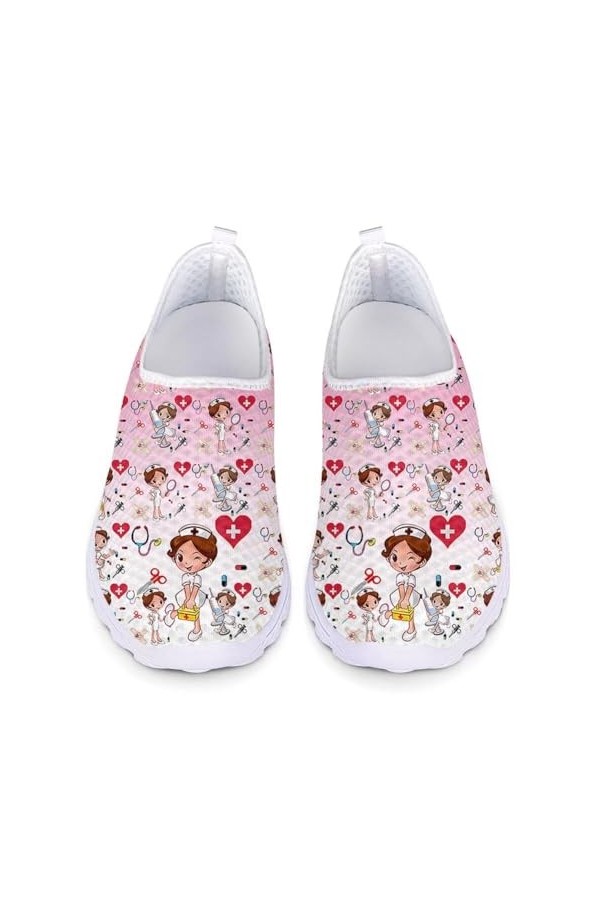 chaqlin infirmière Chaussures de Course Femmes Hommes Sport Chaussures de Marche Baskets légères Baskets,infirmière Travail L