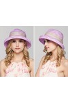 Ymidear Chapeau de Soleil Chapeau de Pêche Seau Chapeau Anti-UV Respirant Été Chapeau de Plage Violet 