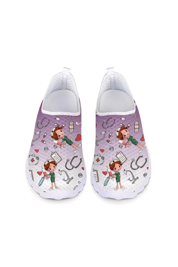 chaqlin Chaussures dinfirmière pour Chaussures de Course Running Sport Compétition Trail entraînement Homme Femme Basket Sne